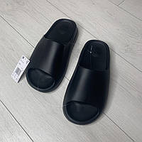 Шльопанці жіночі Adidas Yeezy Slide 36-40 чорний, капці літні піна