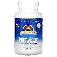 Натуральная добавка Source Naturals Nutra Sleep Sleep Science, 100 таблеток