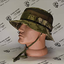 Тактична літня армійська панама з сіткою в камуфляжі ММ-14 з моллі
