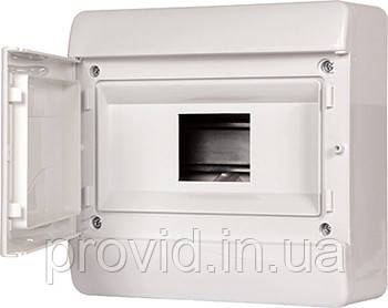 Корпус пластиковий, навісний (NT) 9-модульний, однорядний, IP 40, з непрозорими дверцятами