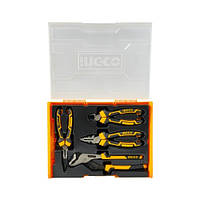 Набір +БЕЗКОШТОВНА ДОСТАВКА! шарнірно-губцевого інструменту Profi 4 предмета INGCO HKTV01P042