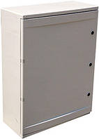 Шафа ударостійка з АБС-пластику e.plbox.210.280.130.8m.blank, 210х280х130 мм, IP65 з панеллю під 8 модулів