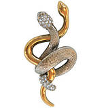 Підвіска срібна Дві переплетені Змії, фото 4