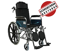 Инвалидная коляска Karadeniz Medical G124C материал сталь, до 75 кг