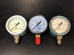 МТП-1М Манометр загальнотехнічний 10 кгс/см2(1МПа, 100000кПа) Ф63мм М12*1,5 радіальний (час спрр-НОВИ!!!!