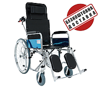 Візок інвалідний G124E багатофункціональний, без двигуна