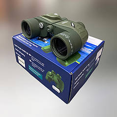 Бінокль REBUFF 10x50, вбудований компас із підсвіткою, далекомірна сітка, плавучий