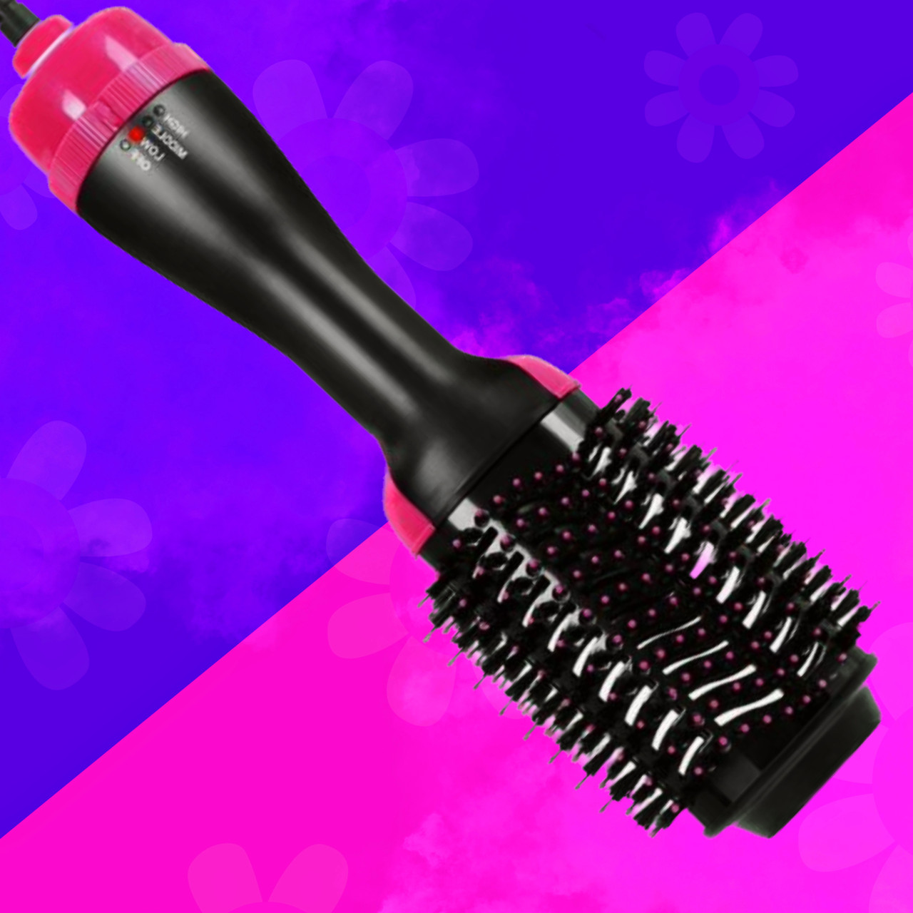 Фен щітка One Step Hair Dryer and Styler 3в1  ⁇  Cтайлер для укладання волосся One Step 3в1 ⁇  Гребінець із феном чорна