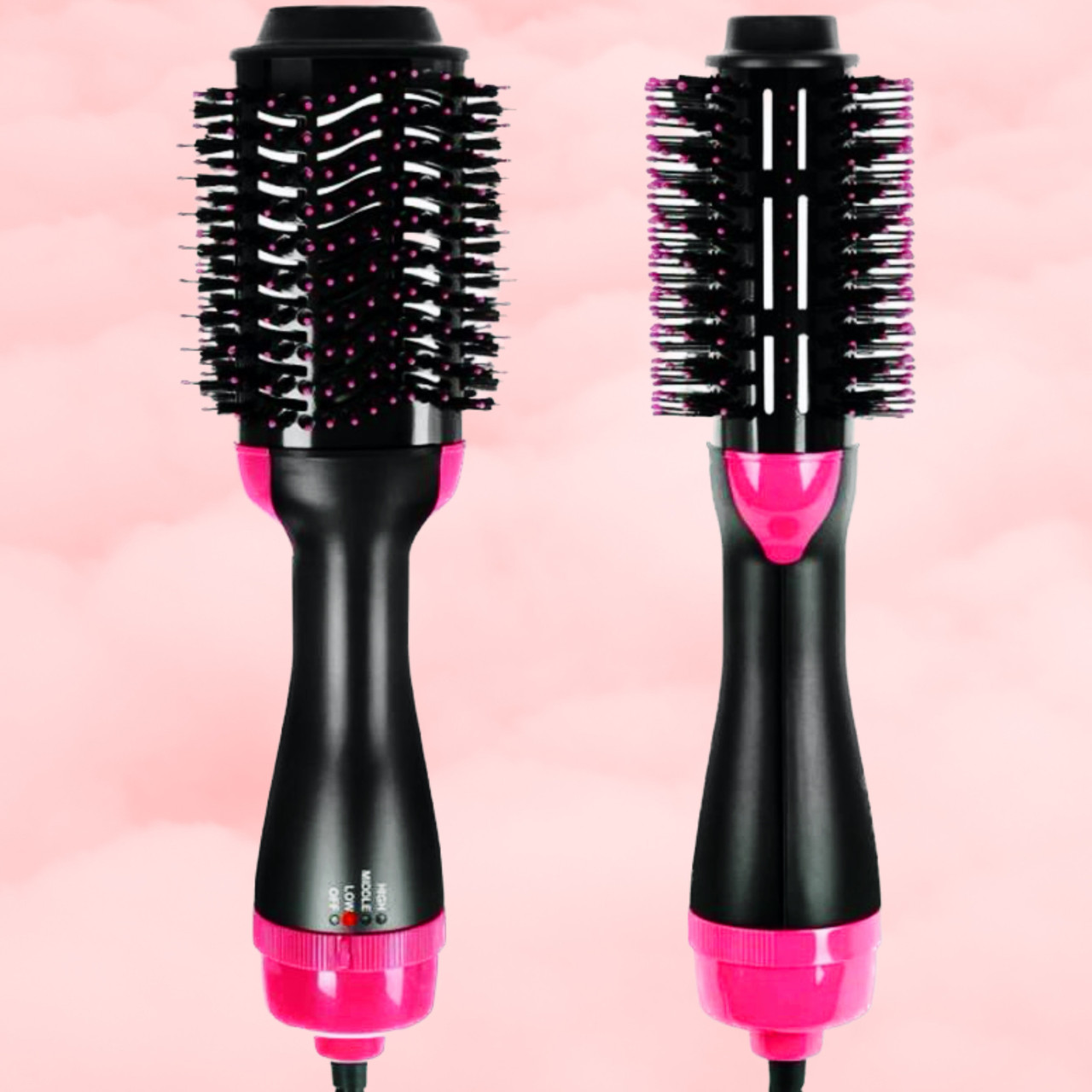 Фен щітка One Step Hair Dryer and Styler 3в1 ⁇ Cтайлер для укладання волосся One Step 3в1 ⁇ Гребінець із феном чорна
