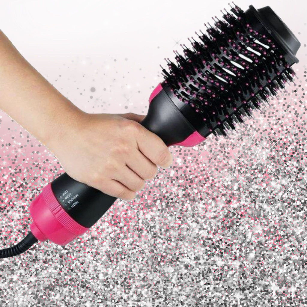 Фен щітка One Step Hair Dryer and Styler 3в1 ⁇ Cтайлер для укладання волосся One Step 3в1 ⁇ Гребінець із феном чорна