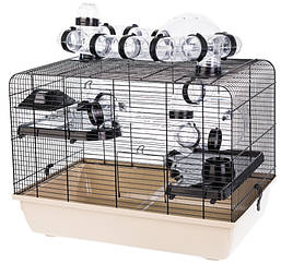 Клітка для хом'ячків і маленьких гризунів InterZoo GALAXY+ TERRACE G135 (580*380*550 мм)