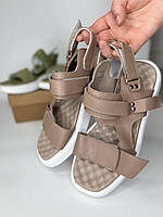 Босоніжки шкіряні 11031-1 коричневі