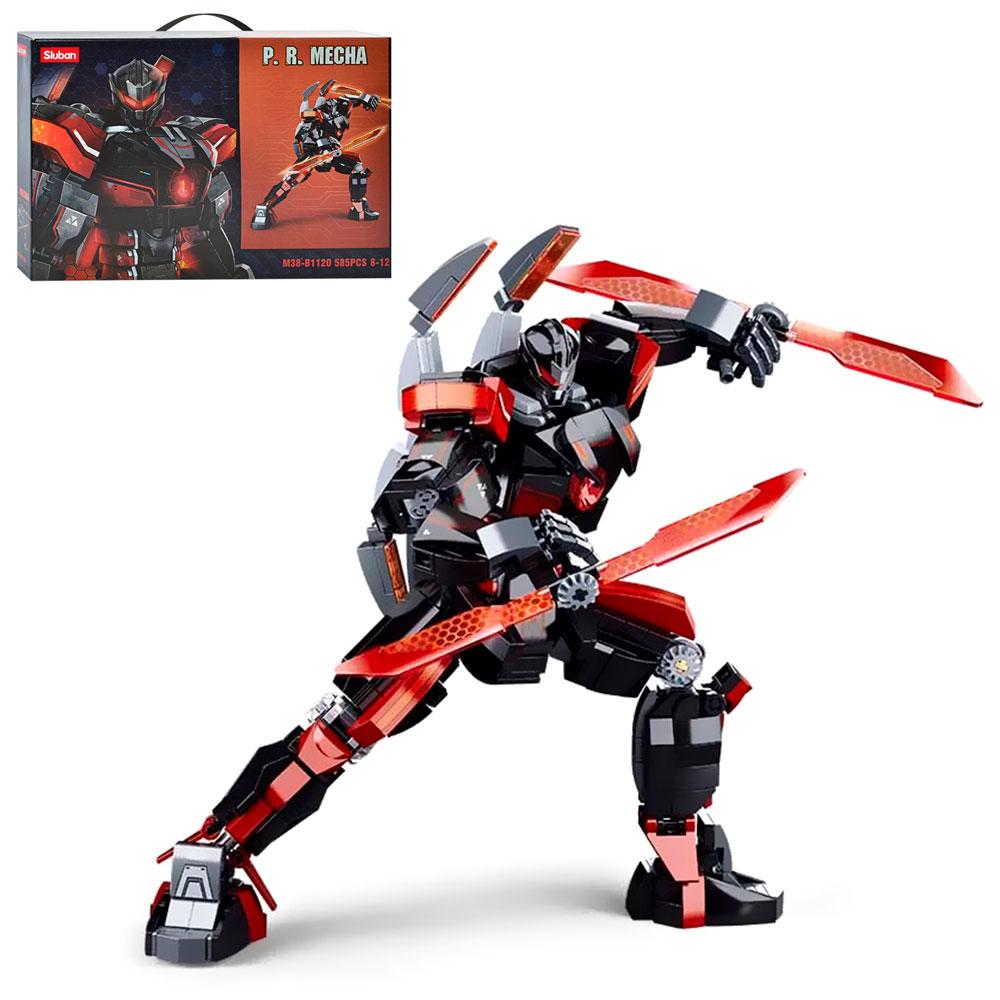 Конструктор SLUBAN M38-B1120 "P.R. Mecha": Робот, 585 дет., фото 1