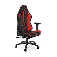 Компьютерное кресло с подлокотниками для геймера SPC Gear SR400F Черно-красный