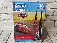 Набір зубних щіток Braun Oral-B Pro 700 (D16.513.1U) + Kids Cars (D100.410.2K) Family Edition ls