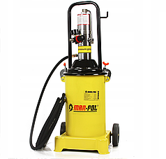 Нагнітач мастила пневматичний із перекатною ємністю 12 л Mar-pol M78059