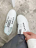 Кросівки екошкіра 11035 білі, фото 4