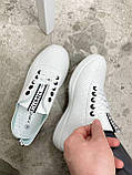 Кросівки екошкіра 11035 білі, фото 3