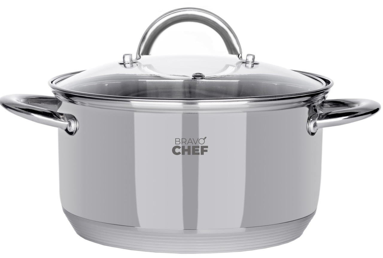 Каструля Bravo Chef 16 см (1.9 л) з кришкою (6720867)