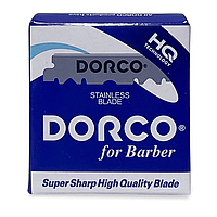 Лезвия половинки Dorco for barber Premium singl edge, 100 шт. / упак.