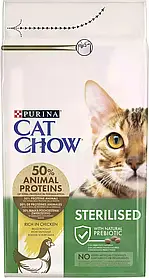 Cat Chow (Кет Чау) Sterilized (СТЕРІЛІЗЕД) корм для стерилізованих кішок 1,5кг