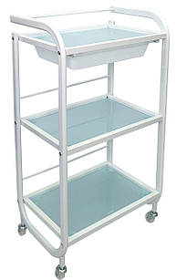 Візок косметологічний маніпуляційний на 3 полиці