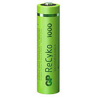 Аккумулятор GP Recyko+ 1000 Series (GP100AAAHCB), Ni-MH AAA, 950mAh, 1.2V, 2.8A, LSD50-1, bulk поштучно