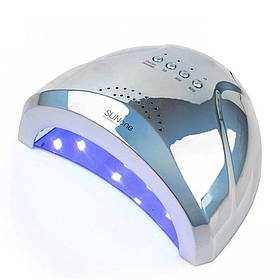 Лампа LED/UV SUN-1 (без дисплея) дзеркально-бірюзова, 48 Вт NP