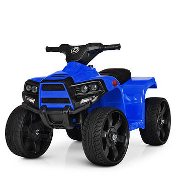 Квадроцикл дитячий на акумуляторі з музикою та світлом фар Bambi M 3893EL-4 Синій