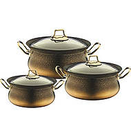 Набор посуды OMS 3047-Gold 6 предметов золотистый