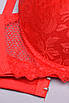 Бюстгалтер жіночий червоного кольору чашка B 157940T Безкоштовна доставка, фото 4