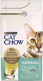 Cat Chow (Кет Чау) Hairball Control (ХЕРБОЛ) Корм для кішок контроль утворення грудок шерсті в шлунку15кг