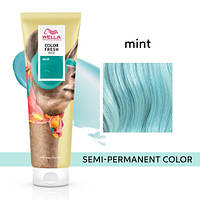 Оттеночная кремовая маска Wella Professionals Color Fresh Mask 150 мл цвет Mint Велла Профешнл