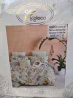 Двуспальное постельное белье "KOLOCO" - Нежные цветы