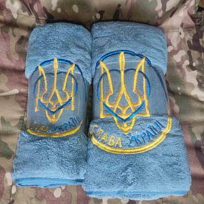 Рушник для обличчя та рушник банний комплект — Слава Україна