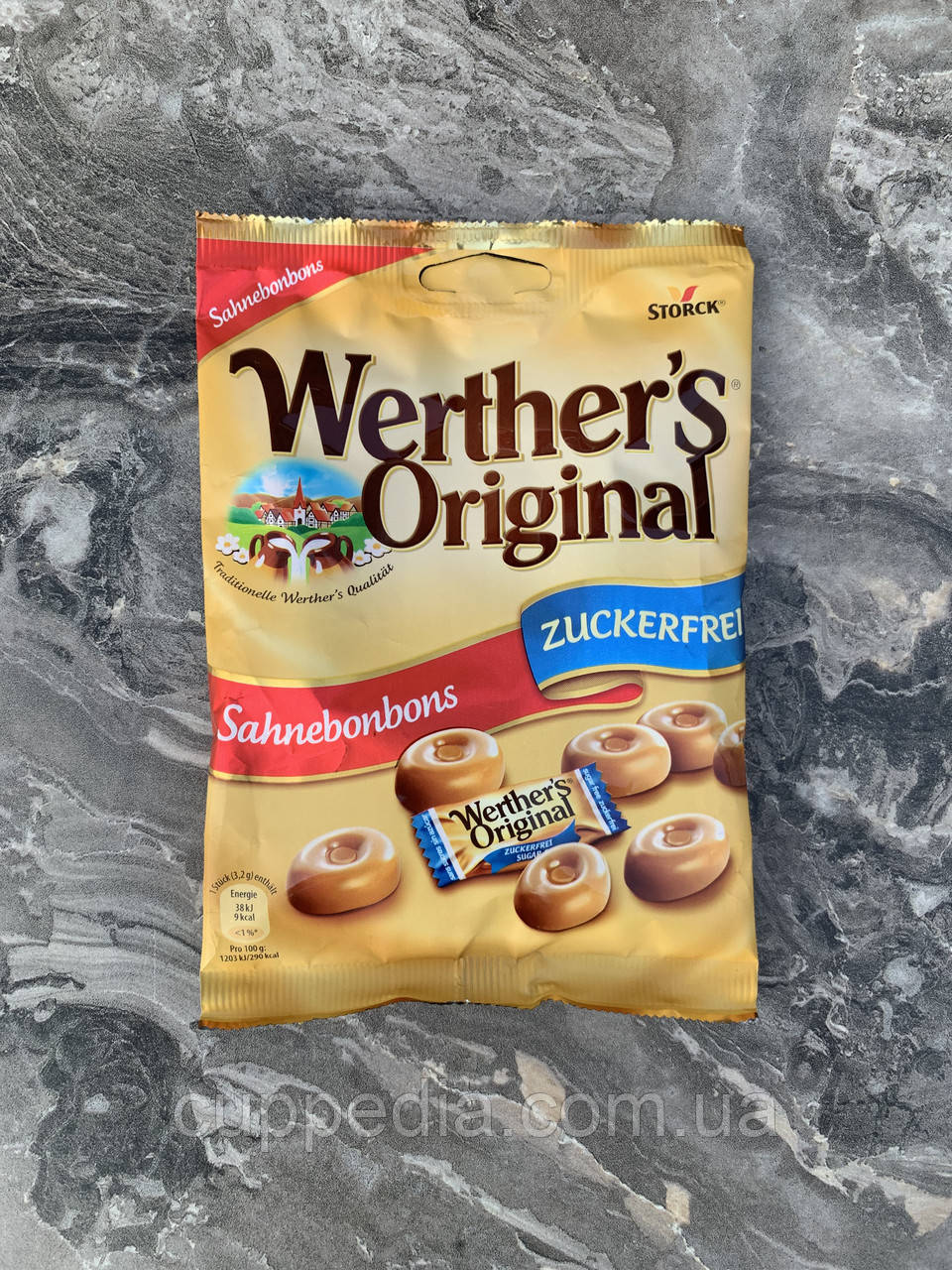 Цукерки Werther's Original Sahnebonbons без цукру 70 гм