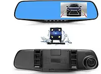 Видеорегистратор-зеркало заднего вида Vehicle Blackbox DVR L 9000, регистратор-зеркало с двумя камерами
