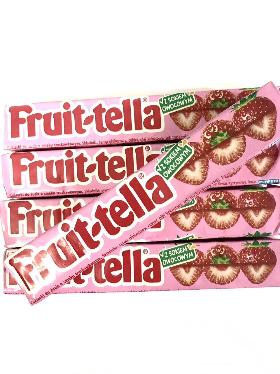 Цукерки жувальні Fruit-tella Полуниця 41 г