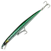 Воблер Savage Gear Sandeel Jerk Minnow F 175mm 25.0g Green mackerel PHP