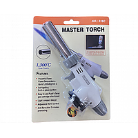 Маленькая газовая горелка с пьезоподжигом и регулировкой Master Torch WS-516C