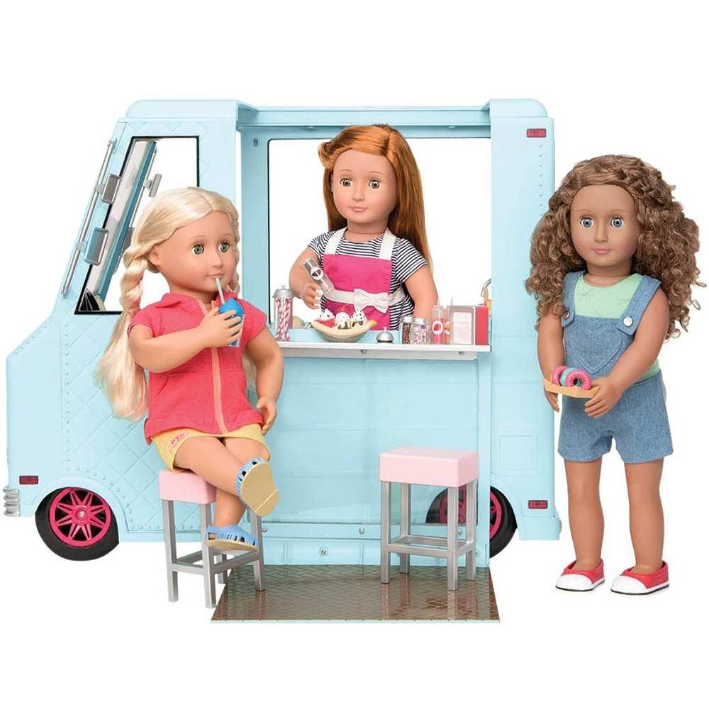Our Generation Транспорт для кукол - Фургон с мороженым и аксессуарами Bautools - Всегда Вовремя - фото 2 - id-p1863082247