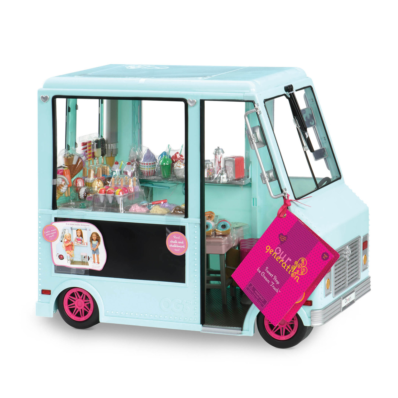 Our Generation Транспорт для кукол - Фургон с мороженым и аксессуарами Bautools - Всегда Вовремя - фото 9 - id-p1863082247