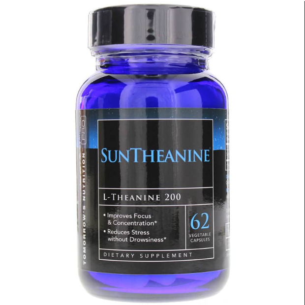 Tomorrow's Nutrition Pro SunTheanine / L-теанін для полегшення стресу та покращення концентрації 62 капсули