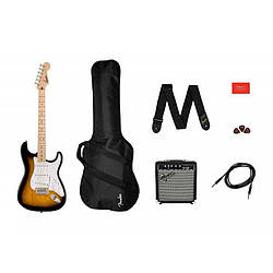 Гітарний набір SQUIER by FENDER SONIC STRATOCASTER PACK MN 2-COLOR SUNBURST