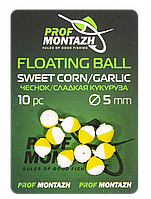 Плавающая насадка Prof Montazh Чеснок/Сладкая кукуруза "Sweet corn/Garlic" 5 мм 10 шт. (18031)