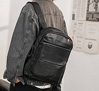Классический мужской городской рюкзак из эко кожи "Gr"