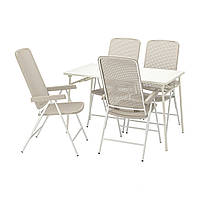 Стол + 4 раскладных стулья ІКЕА TORPARÖ 094.136.71