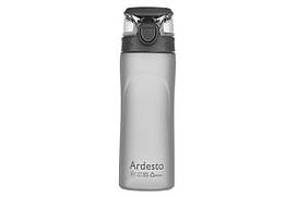 Пляшка для води Ardesto Matte Bottle AR-2205-PGY 600 мл сіра