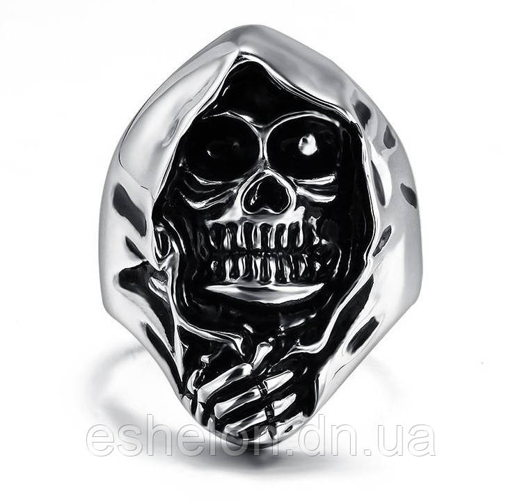 Печатка чоловіча срібна Череп, фото 1