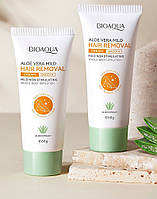 Делікатний крем для депіляції з алое вера BIOAQUA, 60 г